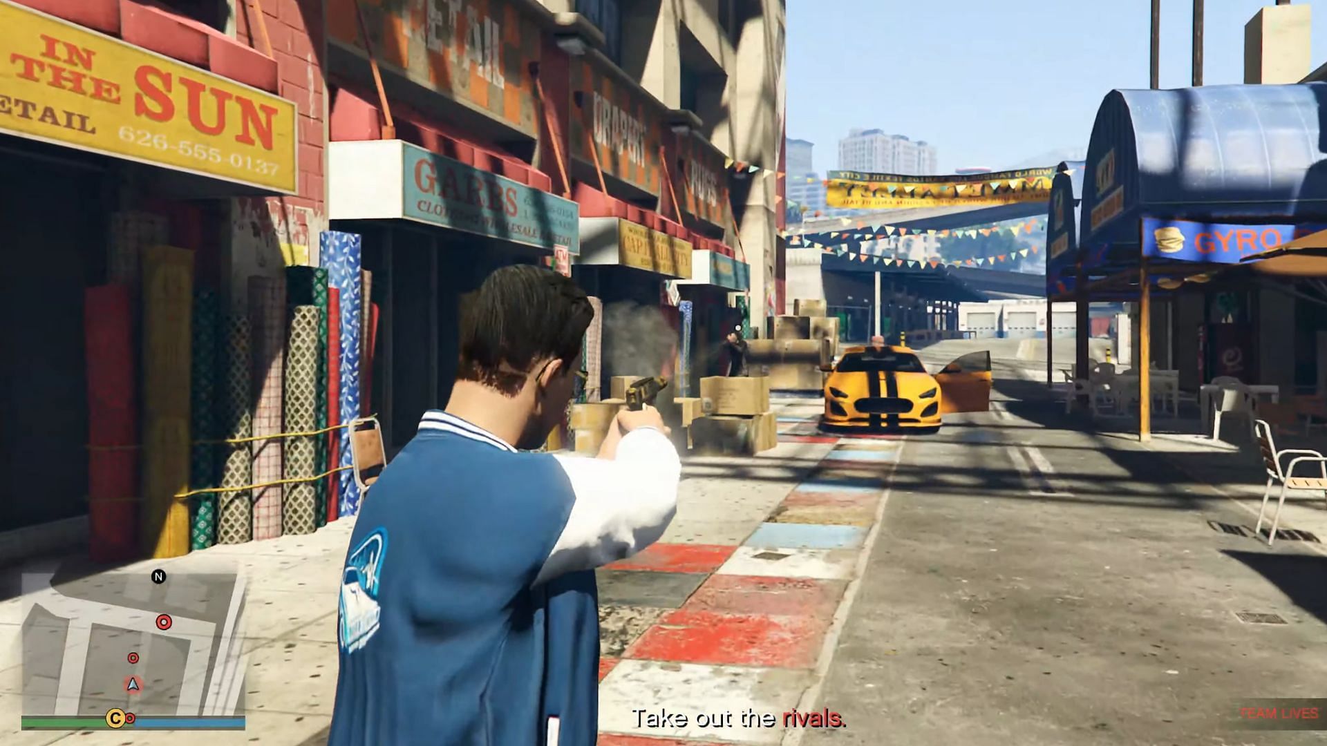 You must clear three spots (Image via YouTube/GTA Series Videos)